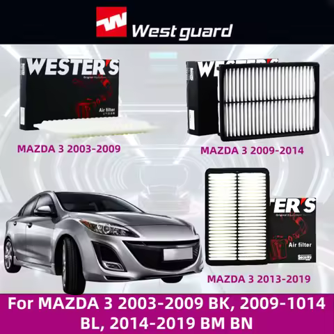 WESTGUARD Air Filter For MAZDA 3 2003-2009 BK, 2009-1014 BL, 2014-2019 BM BN, C3220 C2841 High Perfo