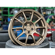 NEW 17X8J AOW ZE40 Rim (set of 4) Bronze 5X100 for GT86 BRZ GR86 Altis Polo Vento