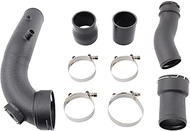 Turbo Intake Charge Pipe&Boost Pipe Cooling Kit Compatible with BMW 2011-2018 535i 640i 740Li F10/F1