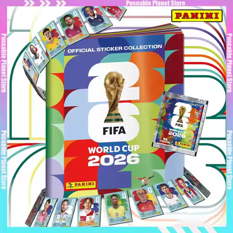 Hot Sale Panini World Cup 2026 Album Official Sticker Football Cards Collection International Versio