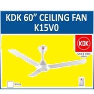 2 unit KDK K15VO Regulator Ceiling Fan 60'' (WHITE)