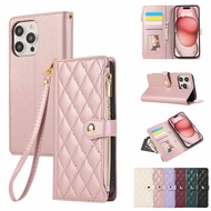 Phone Case for Realme 15 15T 15X 14 14T 14X 13 12 12X Pro Plus 4G 5G Leather Multi-functional Flip C
