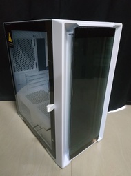 Keytech Visor Glass Gaming Case Black / White Bnew