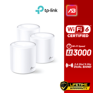 TP-Link AX3000 Whole Home Mesh Wi-Fi 6 System รุ่น Deco X60 (3-Pack)