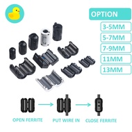 Ferrite Core / Ferrite Bead / Ferrite Ring RF EMI Noise Filter Diameter 3mm - 13mm