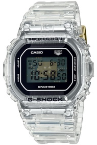 Casio G-SHOCK 40th Anniversary Clear Remix DW-5040RX-7JR Men's Wristwatch, Clear, Limited Model: 40t