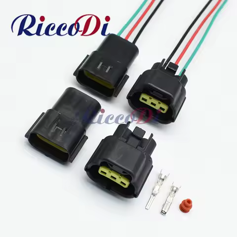 1 Set 3 Pin Throttle Sensor Plug 174357-2/368523-1 174359-2 Brake Fluid Level Sensor Socket 1JZ-GTE 