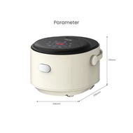 [SIRIM Certified] Giselle 1.8L Digital Multifunction Rice Cooker (400W) Non-Stick Pot Fast Cooking K