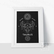 Taurus Frame Decoration Picture Frame Decor Wall Wall Decoration Home Room Office Display