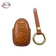 For Vespa GTS300 GTS 300 Genuine Leather Motorcycles Key Case Cover Accessories