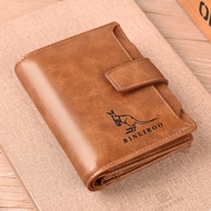 Mens Leather Wallet Contactless Card Blocking ID Protection