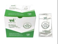 TTI Health Care 75% 酒精消毒濕紙巾(100片獨立包裝)