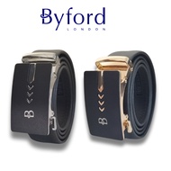Byford London Men's Automatic Buckle Trendy Business Casual Strap Belt / / Belt-13