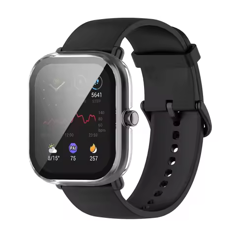 Tempered Glass Screen Protector for Huami Amazfit GTS 2 Mini (Clear White)
