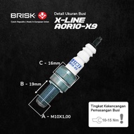 Brisk X-Line Aor10-X9 Motorcycle Spark Plug