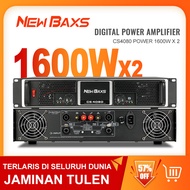 NewBaxs เครื่องขยายเสียงระดับมืออาชีพ CS4080 เครื่องขยายเสียง สองช่อง 8 โอห์ม 1600 วัตต์ การแสดงบนเ