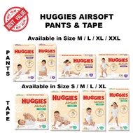 Huggies Airsoft Diaper Pants / Tape / Carton Deals / Available in S- XXL