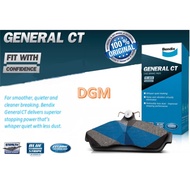 Bendix General CT Disc Brake Pad Front (DB1849GCT ) - Peugeot 308 3008