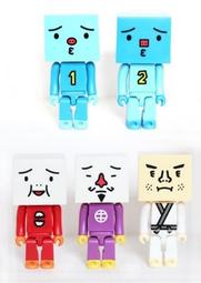 ❤里昂玩具部❤ 全新未拆品 Kubrick TO-FU 豆腐人 2代 全套共5種款示 TO FU be@rbrick 