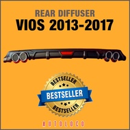 【hot sale】 Vios 2013 to 2017 Rear Bumper Body Kits Diffuser