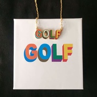 GOLF WANG 3D necklace golfwang color letter necklace INS hip-hop skateboard wind pendant trend coupl