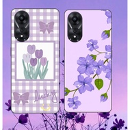 Realme 7 5g 7 Pro X7 Pro Realme 6 6i 6 Pro 5 5i 5 Pro C3 Narzo 20 Pro Purple Flower cute case casing cover