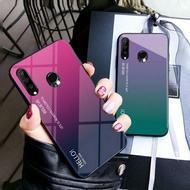 Tempered Glass Case Realme C2, Realme 3 Gradient Motif