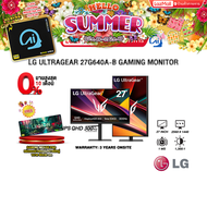 [ผ่อน 0% 10 ด.]LG ULTRAGEAR 27G640A-B GAMING MONITOR (IPS QHD 300Hz)/ประกัน 3 Years Onsite