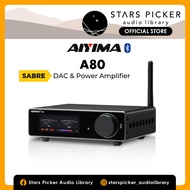 [READY STOCK] AIYIMA A80 ESS Sabre DAC & Stereo Power Amplifier Bluetooth 300Wx2 Class D 2.0 Digital