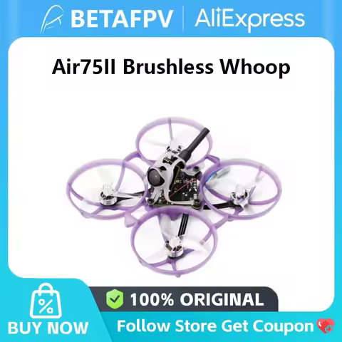 BETAFPV Air75II Brushless Whoop Quadcopter ELRS 2.4G LAVA 1S 480mAh 75C Battery 0802SE | 23000KV Mot