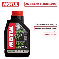 Motorcycle lubricant oil MOTUL 5100 4T 10W30 0.8L