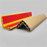 Soft Pvc Anti-Collision Strip, Male Corner Strip,Width 0.98×0.98 Inch，Peel And Stick Trim Molding，Fa