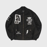 EPIDEMIC JACKET - BOMBER PATCH BLACK