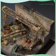 [CuticateddMY] 1/35 Building Model Kit 1:35 Scale Unfinished Unpainted Architecture Model