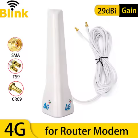 3G 4G LTE Antenna 29dBi Cellular Mobile Network Amplifier Indoor Long Range WiFi Router Modem Signal