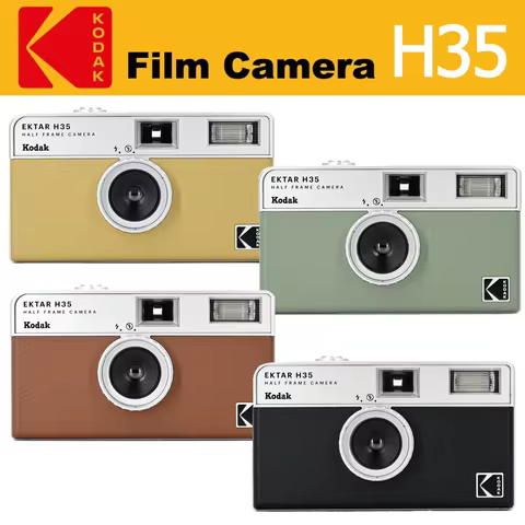 For KODAK EKTAR H35/New H35N Silicone Camera Case Wear Resistant Solid Color Camera Accessories Soft