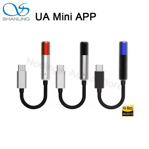 SHANLING UA Mini APP Portable USB DAC AMP Headphone Amplifier with Eddict Player APP Hi-Res Audio Ty