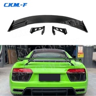 Real Carbon Fiber Car Rear Spoiler Boot Lip Wing Accessories for Audi R8 2013-2022 Racing Spoiler Bo