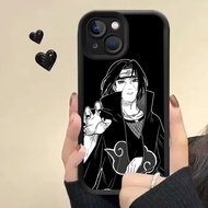 R26 Naruto ItachiUchiha Silicone Casing for iphone 16 XS 17 X XR 15 Pro Max
