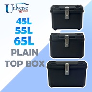 Motorcycle Rear ABS Top Box 45L / 55L / 65L | Single Lock