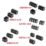 5Pcs KF55C-10.0 HB611-6.35 HB762-7.62 HB825-8.25 HB9500-9.5 DIP Connector Socket 2P 3P 4P Plug BLACK