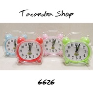 Beep 6626 Transparent OVAL Shape Alarm Clock/6629. Transparent Round Alarm Clock