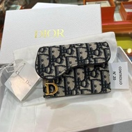 Dior Saddle 5-Gusset Card Holder