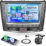 8-Core 4G+64G Qual-comm Snapdragon chip Car Radio for IS250 2006-2012, Rimoody Car Stereo Carplay An