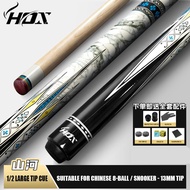 HOX 13mm Hard Maple Pool Cue 1/2 Kayu Pool Black 8 8-Ball 9-Bill Billiard Stick Free Accessories