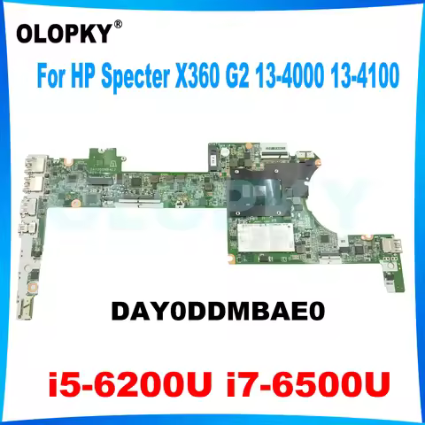 DAY0DDMBAE0 for HP Specter X360 G2 13-4000 13-4100 13-4172NA Laptop Motherboard i5 i7-6th Gen CPU 4G