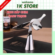 Artistic Bird Bottle Opener, Metal Luxury Balanced Bird Water Bottle Opener