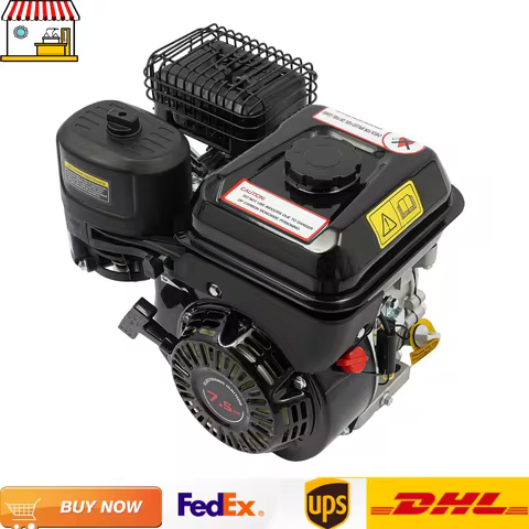 7.5HP 4-stroke Gasoline Engine| 212cc 0.75in Crankshaft Single Cylinder Petrol Engine| Recoil Start