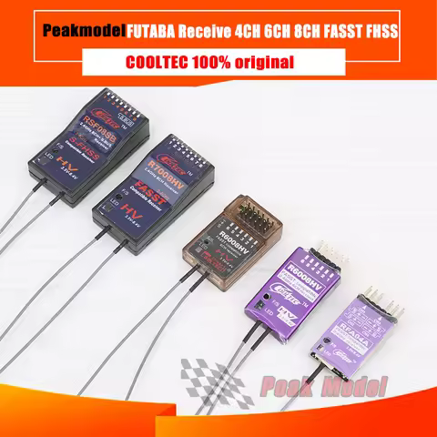 Cooltech Cooltec R6008HV R7008-HV 2.4G 4Ch 6Ch 8Ch with Metal Shell Part Compatible with FUTABA FASS