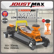 Heavy Duty 2.5 Ton Floor Jack 85mm Low Profile Rapid Pump Portable